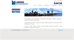 Desktop Screenshot of lindenmgt.com